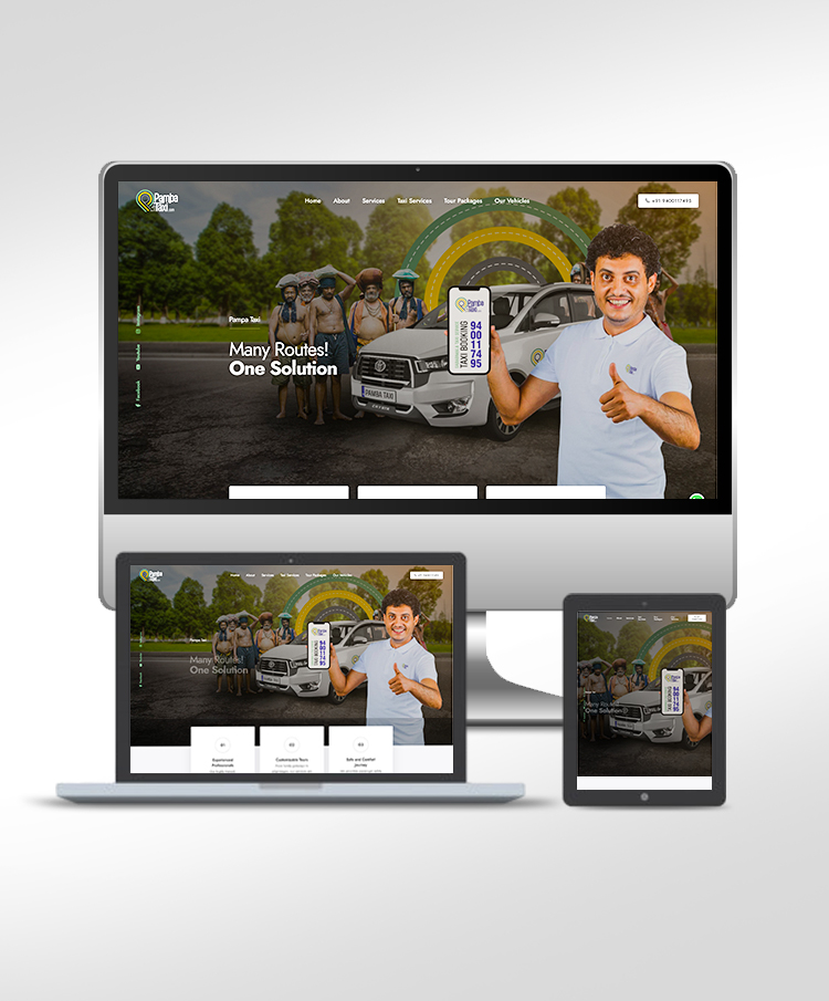 Website portfolio pampa taxi and tours